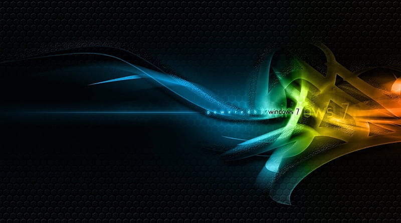 Powered by Windows 7, windows, people, entertainment, technology, other, HD wallpaper