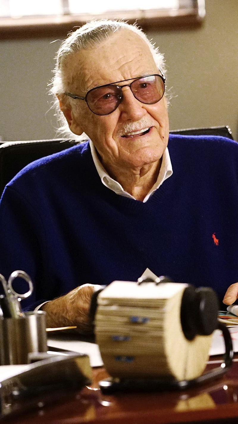 Stan Lee, actor, american, comic-book writer, editor, film executive producer, marvel, publisher, HD phone wallpaper