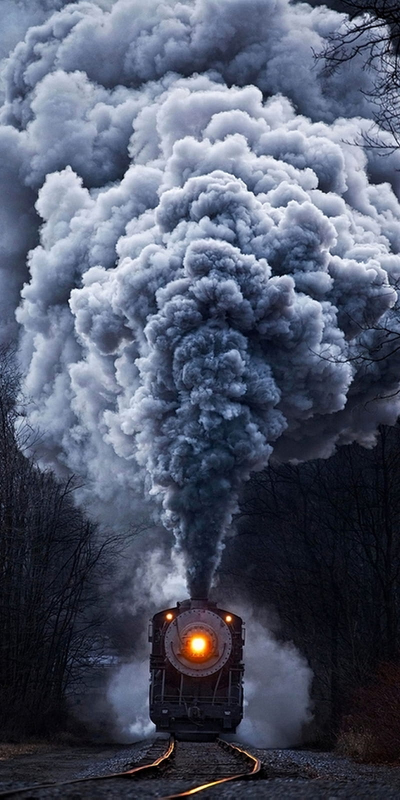 Train, smoke, trai, HD phone wallpaper