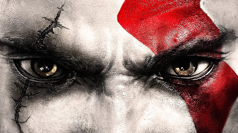 God Of War, Eye, Video Game, Kratos (God Of War), HD wallpaper