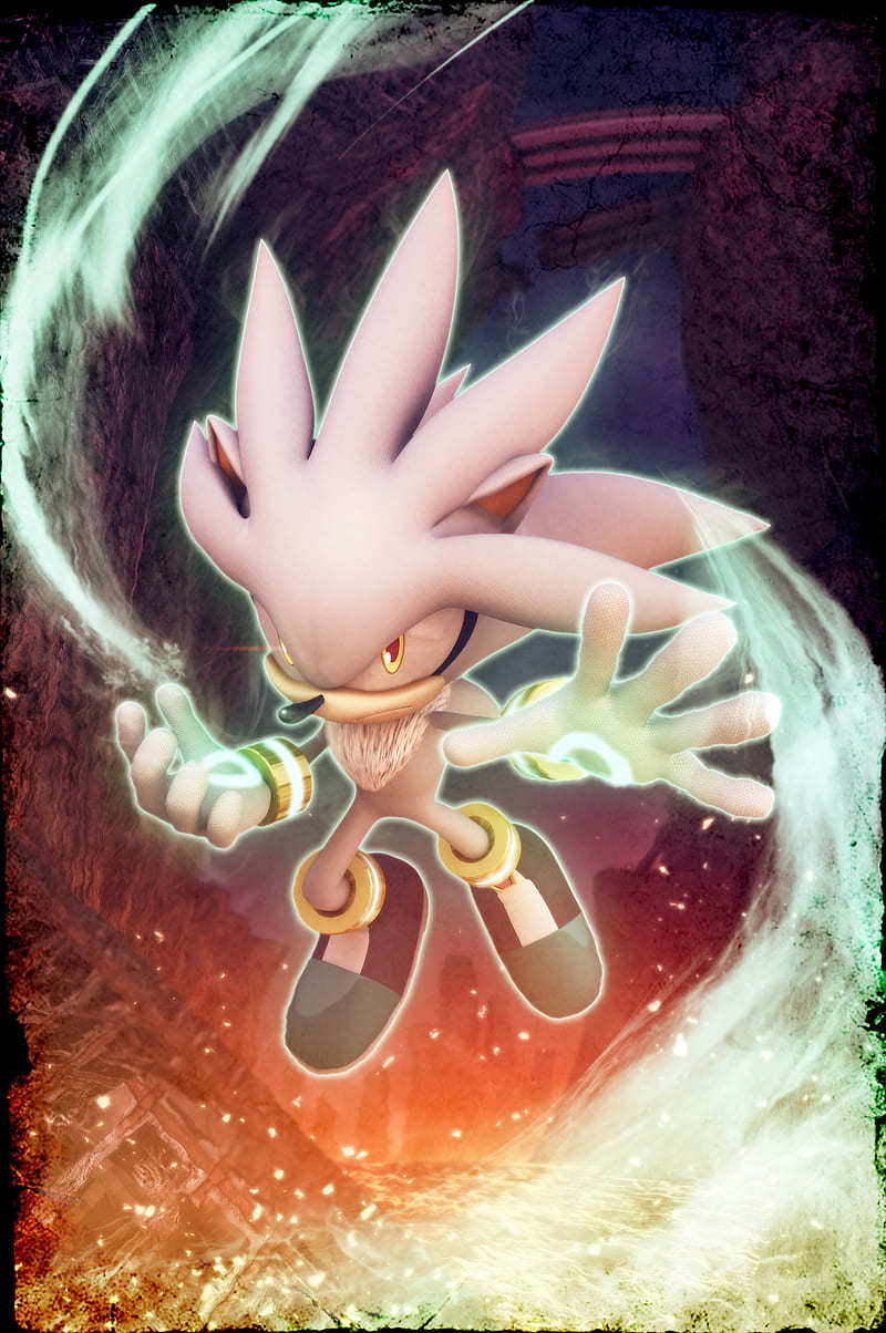 Silver, psychic, silver the hedgehog, sonic the hedgehog, HD phone wallpaper