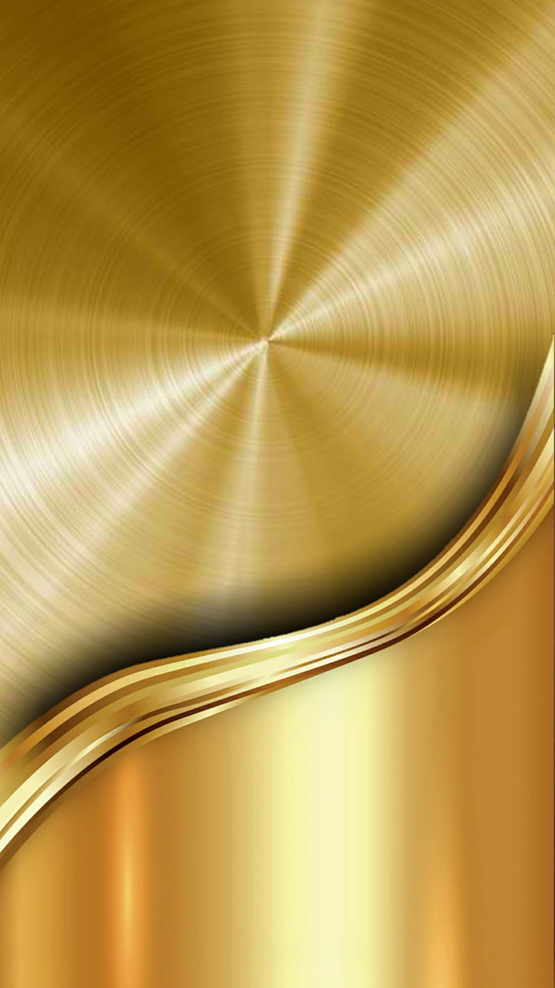 Oro forjado I, gold, metal, HD phone wallpaper