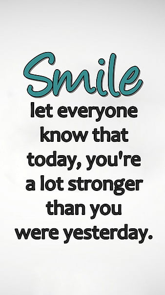 Smile, cool, life, live, new, people, quote, saying, sign, strong, HD ...