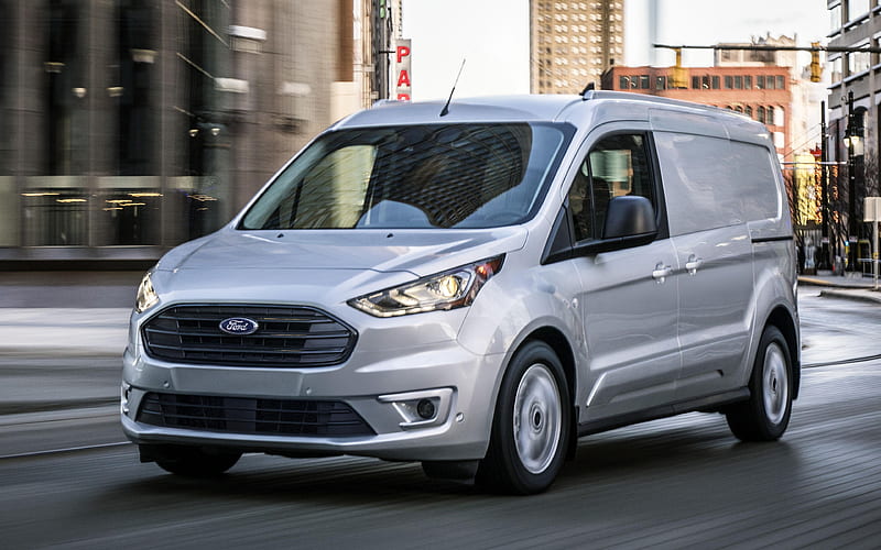 Ford Transit Connect Wagon road, 2019 cars, minivans, Transit Connect, Ford, HD wallpaper