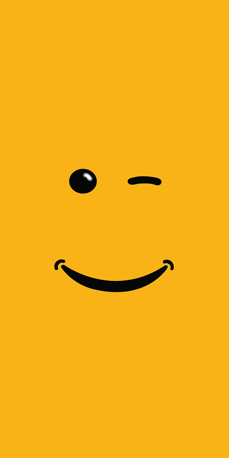 Happy Smile, black, yellow, HD phone wallpaper | Peakpx