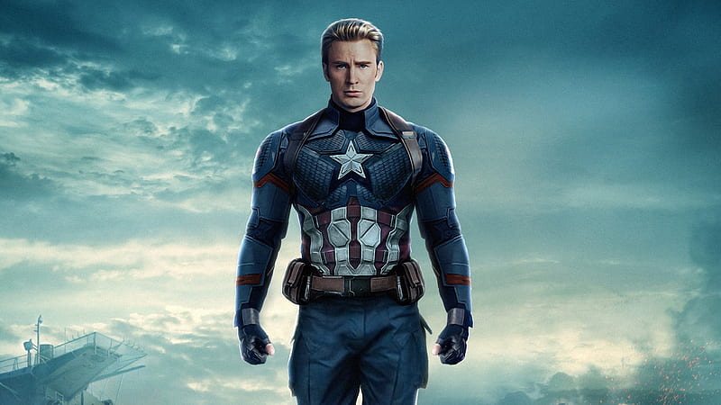 Captain America, poster, steven rogers, fantasy, Chris Evans, comics, avengers, actor, man, HD wallpaper