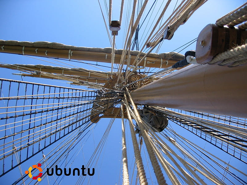 Sailing Mast, ship, ubuntu, HD wallpaper