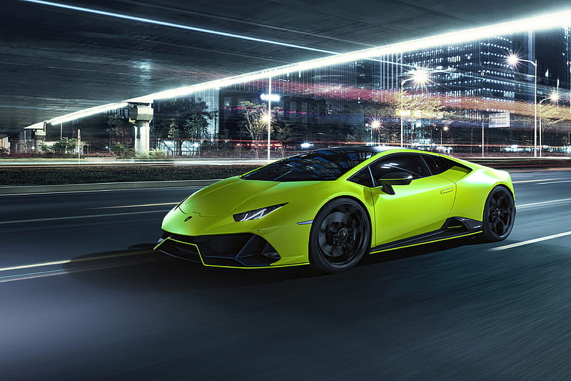 Lamborghini Huracan Evo Fluo Capsule Green , lamborghini-huracan-evo, lamborghini-huracan, lamborghini, cars, 2022-cars, HD wallpaper