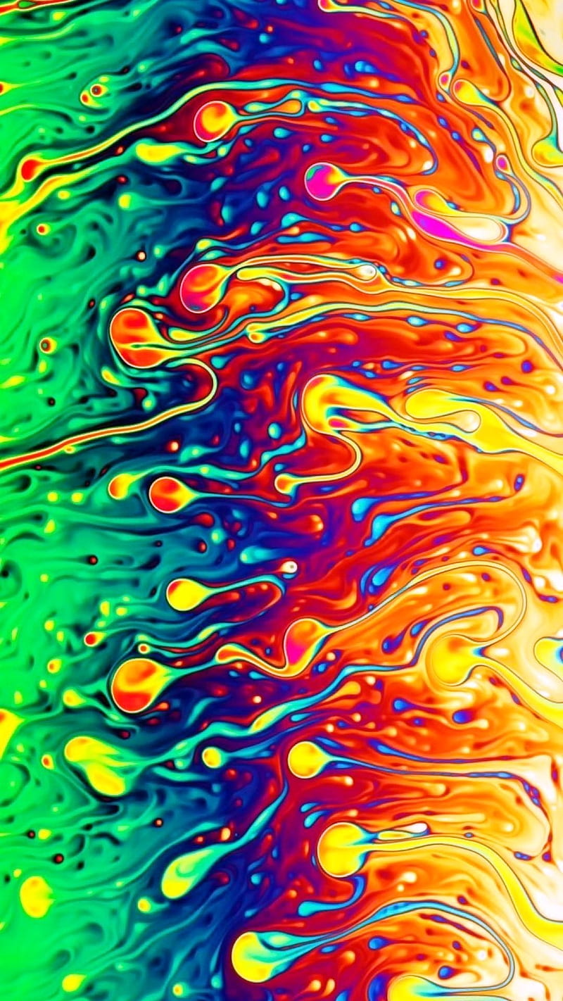 Colored Water , color, designs, diving, fluent, HD phone wallpaper