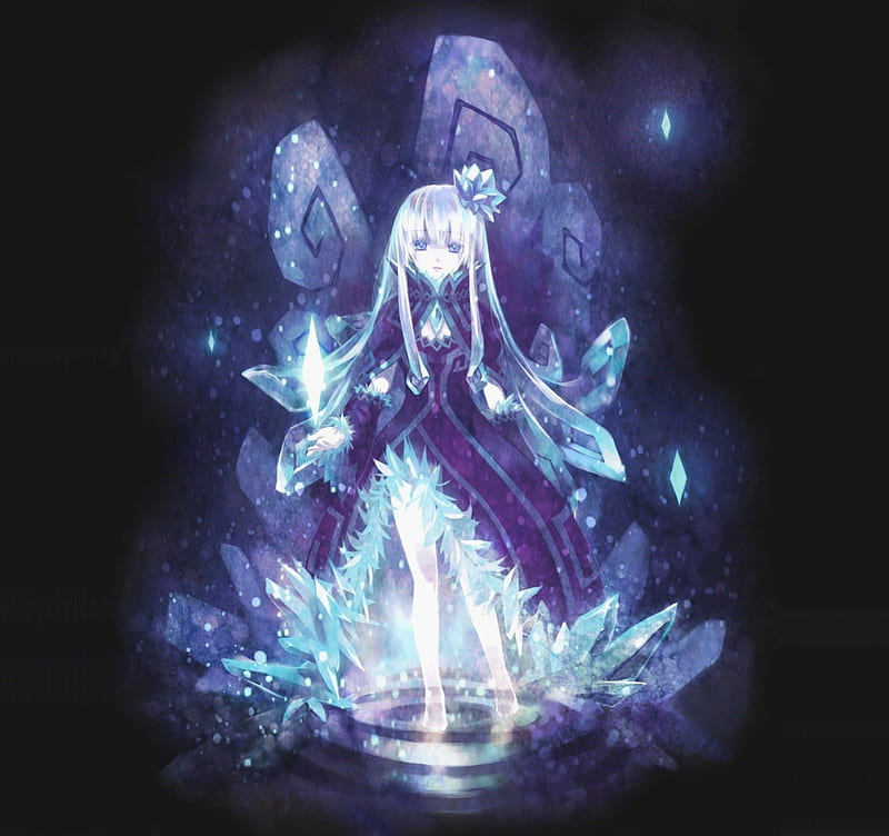 Anime Crystal Witch - AI Generated Artwork - NightCafe Creator