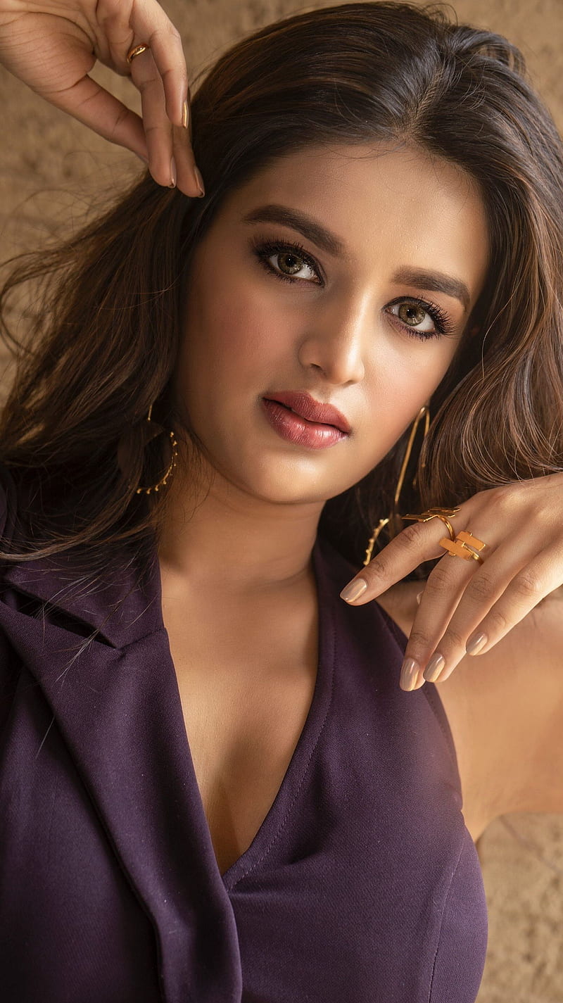 800px x 1425px - Nidhi agrawal, model, actress, brinjal dress, HD phone wallpaper | Peakpx