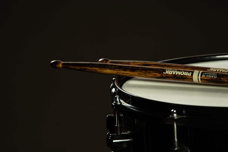 black and brown snare drum, HD wallpaper