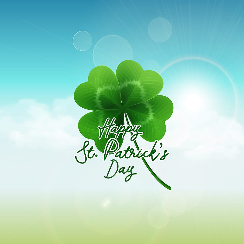 lucky clover , Happy St. Patrick’s Day, Ireland, Irish, Saint Patrick, beer, clover, coins, green, luck, rainbow, HD phone wallpaper