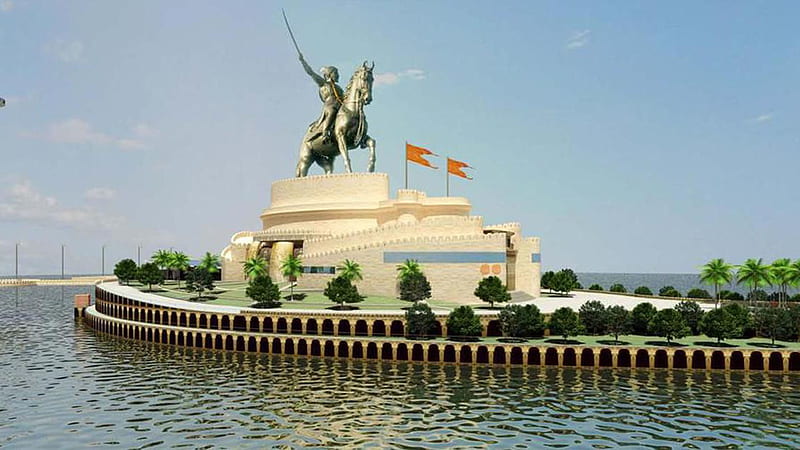 Shivaji Maharaj Memorial Statue Shivaji Maharaj, HD wallpaper