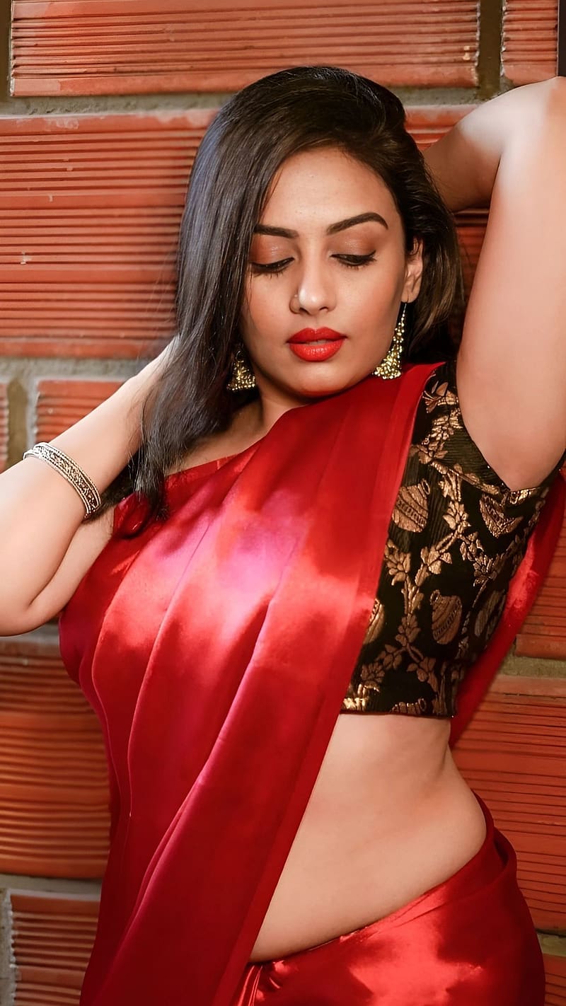 Rajani Ramesh, model, saree beauty, HD phone wallpaper