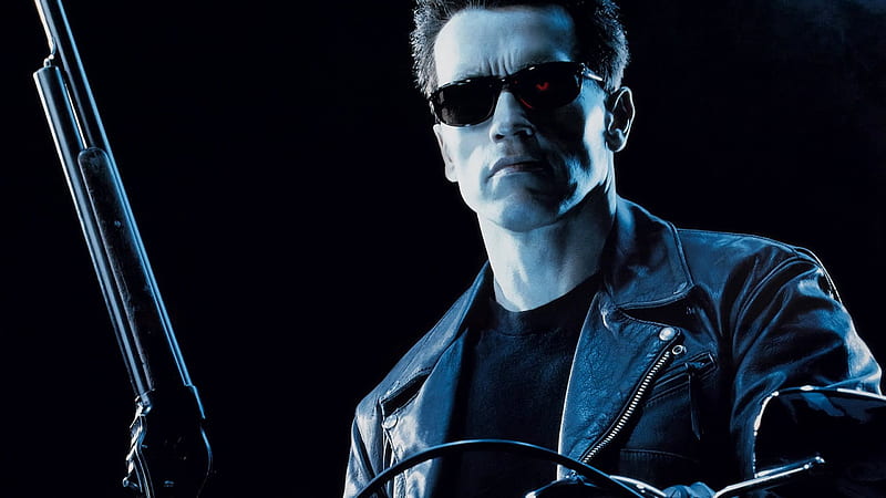 Terminator 2, shades, Terminator, Arnold Schwarzenegger, sci fi, weapon, actor, HD wallpaper