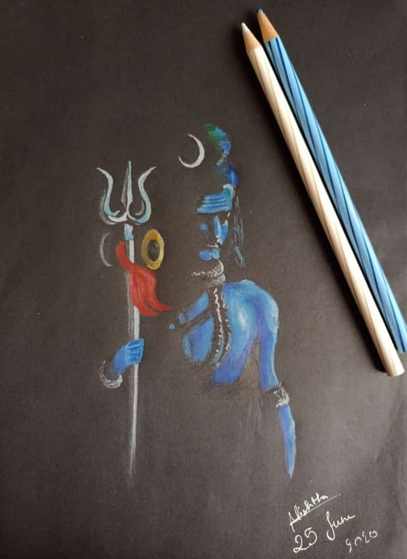 Sketch of shivalinga or sign and symbol of lord shiva editable wall mural •  murals temple, spirituality, mythology | myloview.com