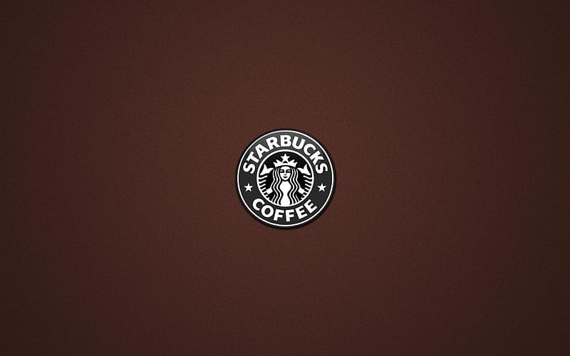 Starbucks logo-Brand advertising, HD wallpaper