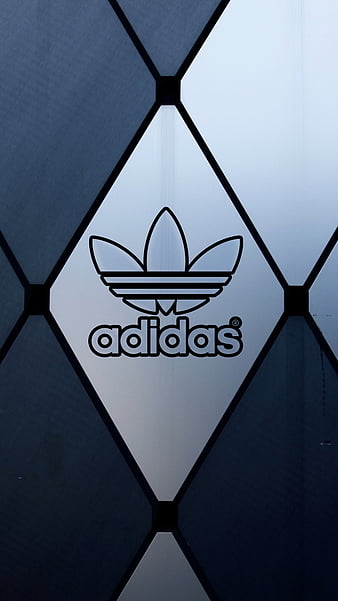 Adidas Adidas Logo Brands Glass Logo Pattern Texture Tumblr Hd Phone Wallpaper Peakpx
