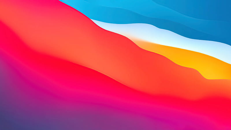 MacBook Abstract Colorful 2021 Apple, HD wallpaper