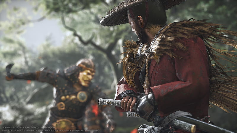 ghost of tsushima, samurai, katana, rpg games, japanese, Games, HD wallpaper