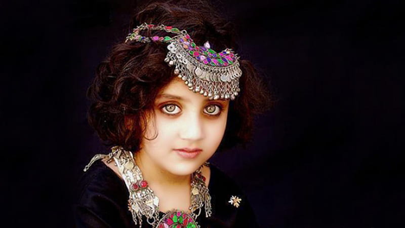 Beautiful Eyes, bonito, sweet, cute, young, girl, child, face, afghanistan, eyes, HD wallpaper