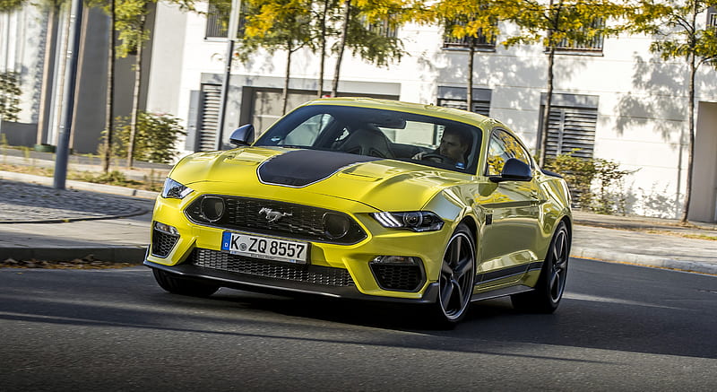 2021 Ford Mustang Mach 1 (EU-Spec) (Color: Grabber Yellow) - Front, car ...