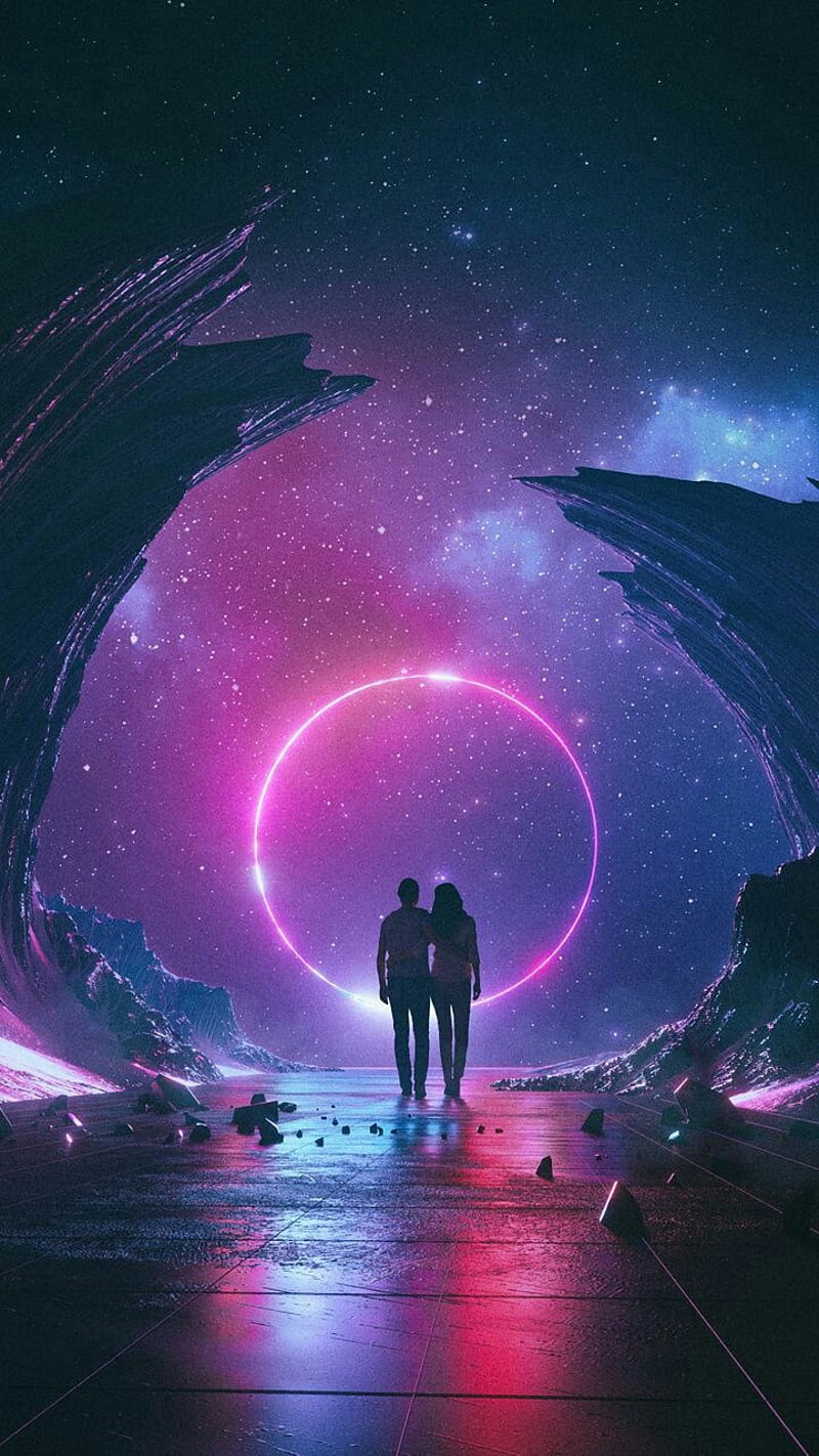 We Are One, android, fantasy, galaxy, HD phone wallpaper | Peakpx