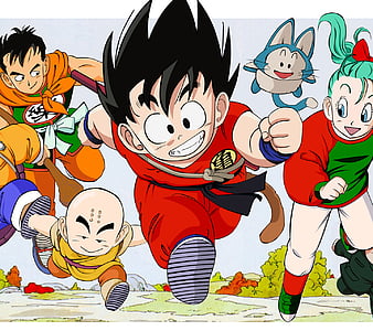 Goku, anime, ball, bulma, dragon, krilin, puar, HD wallpaper | Peakpx