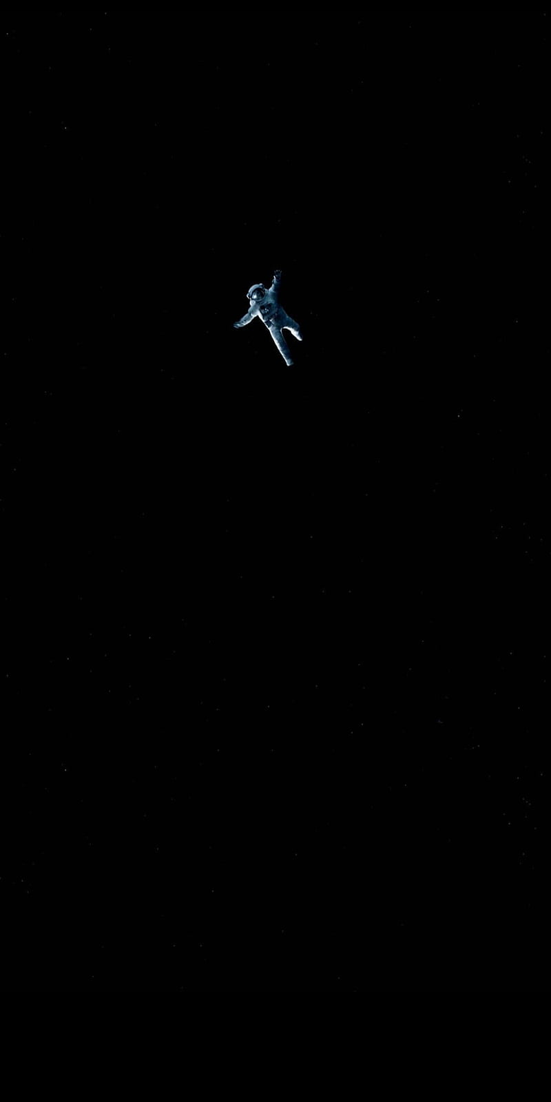 Astronaut, black, cosmos, fall, falling, roman, sky, universe, white, HD phone wallpaper