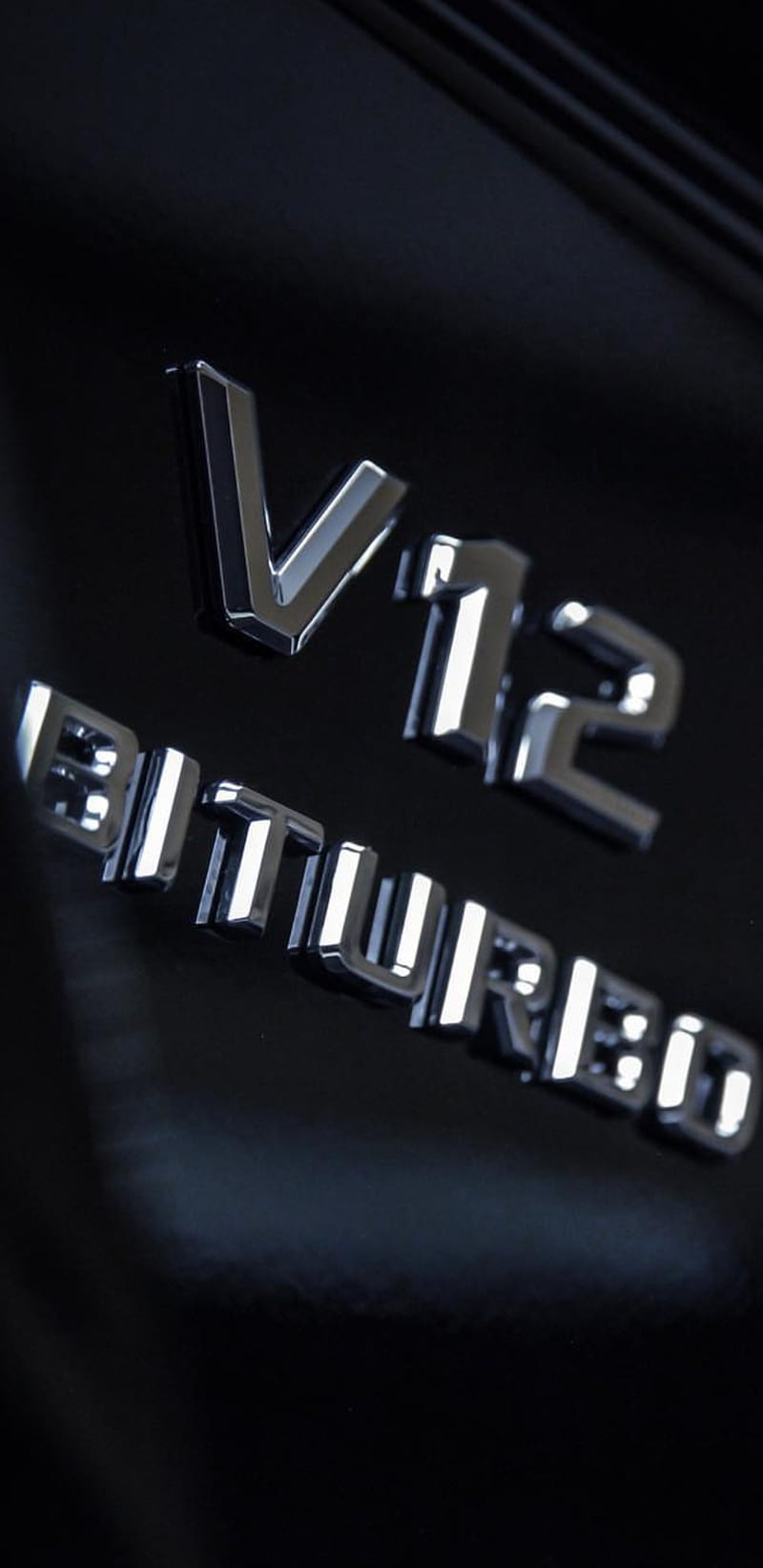 Mercedes Benz, amg, black, car, logo, luxury, v12, HD phone wallpaper