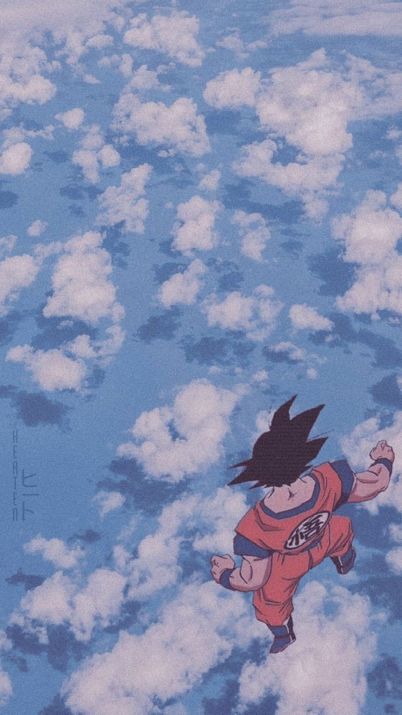 Goku cielo, dragon ball z, editar, Fondo de pantalla de teléfono HD | Peakpx