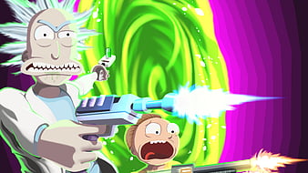 TV Show Rick and Morty Morty Smith With Colorful Words Background Movies,  HD wallpaper