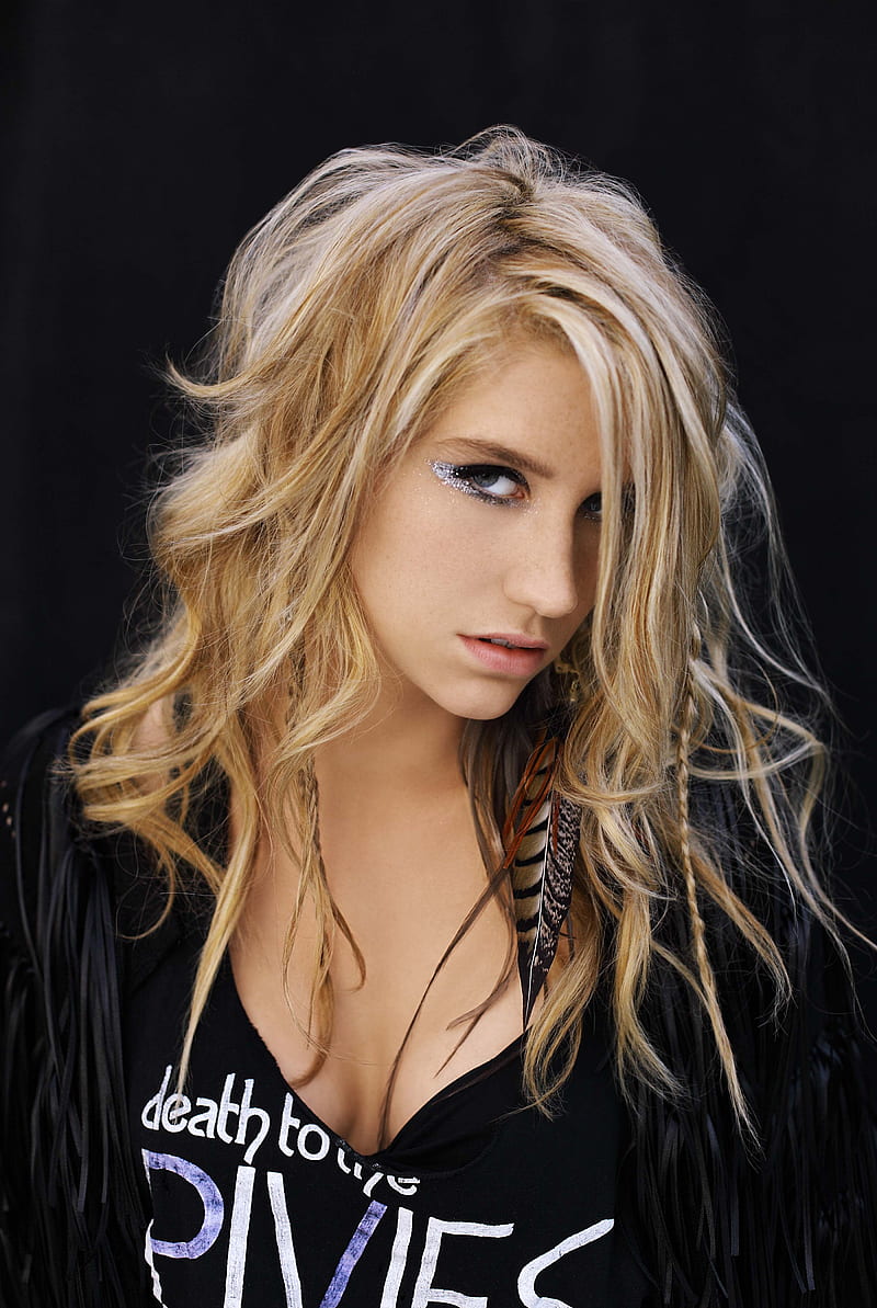 Kesha, singer, women, blonde, portrait, HD phone wallpaper