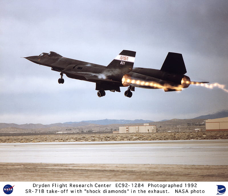 Lockheed SR-71B, usaf, nasa, test, flight, HD wallpaper