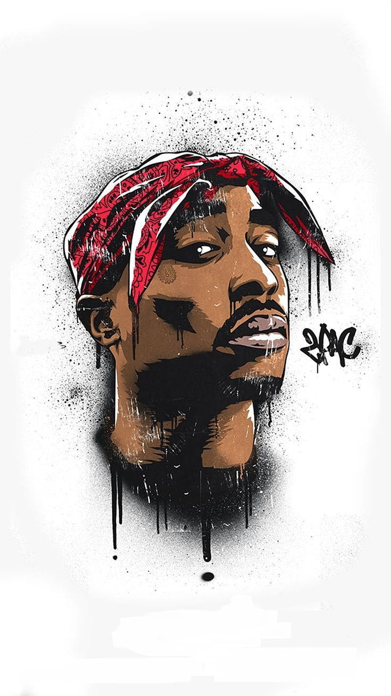 Tupac 2pac Graffiti Art, HD phone wallpaper
