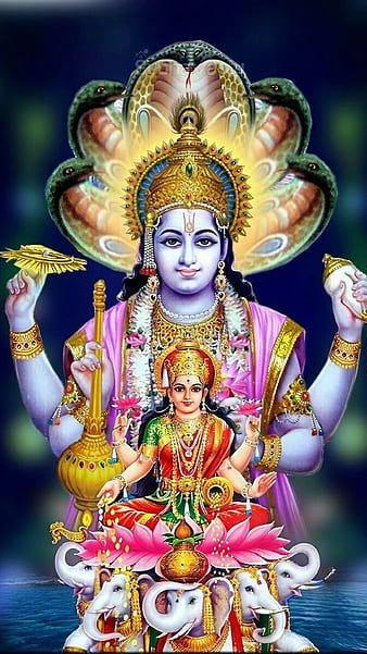 Mahalaxmi, Lord Vishnu Background, hindu goddess, bhakti, devotional, HD  phone wallpaper | Peakpx