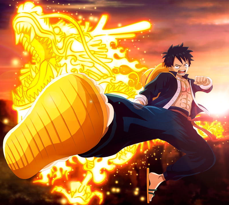 Luffy, anime, monkey d luffy, one piece, pirate king, strawhats, wano arc, HD wallpaper