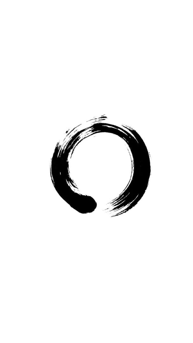 Zen Circle, chakra, circle, japan, meditation, minimalist, senzo, spirit, spirituel, yoga, zen, HD phone wallpaper