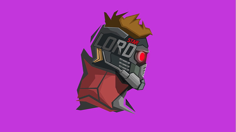 Star Lord Minimalism , star-lord, minimalism, artwork, digital-art, artstation, artist, superheroes, HD wallpaper