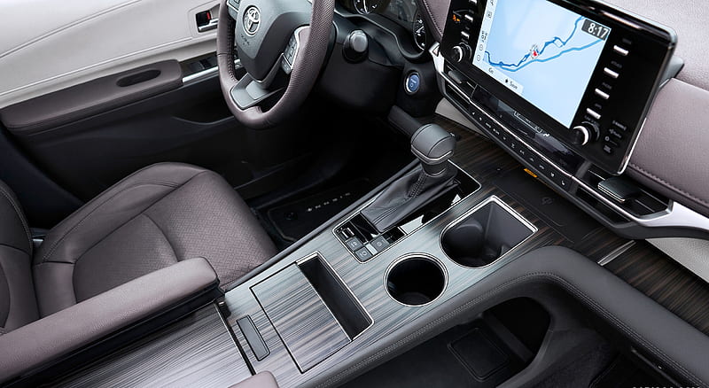 2021 Toyota Sienna Platinum Hybrid - Central Console , car, HD wallpaper