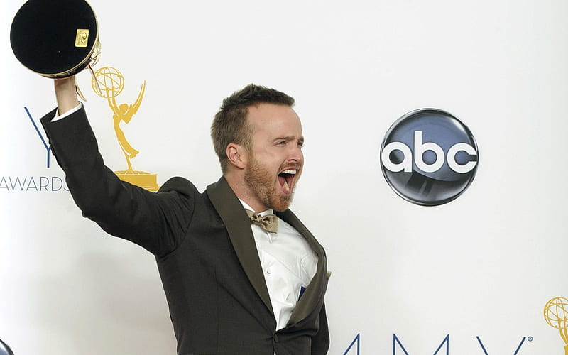 Aaron Paul -2012 64th Emmy Awards Highlights, HD wallpaper