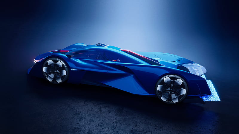 2022 Alpine Alpenglow Concept, Coupe, Hydrogen, car, HD wallpaper