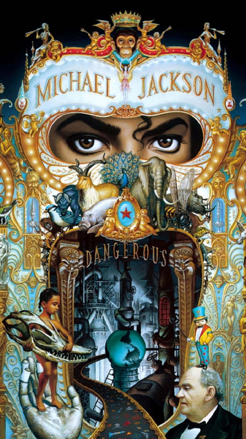 Michael Jackson, dangerous, king of pop, legend, mj, music, pop, HD phone wallpaper