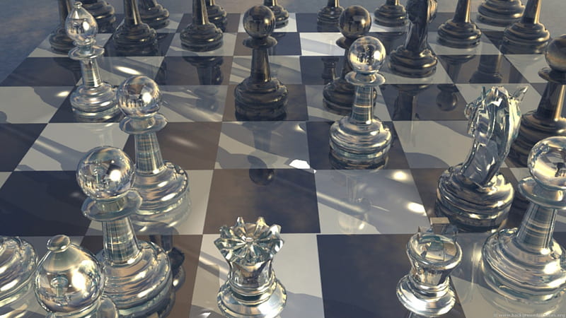 Juego de ajedrez, 3d, abstracto, Fondo de pantalla HD | Peakpx