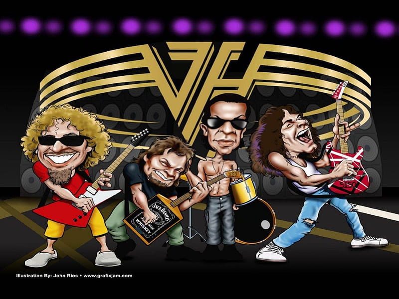 Band Van Halen, Band, Rock, Heavy Metal, Van Halen, HD wallpaper
