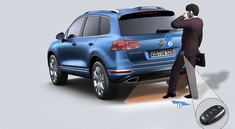 2015 Volkswagen Touareg - Motion Trunk Lid Opener , car, HD wallpaper