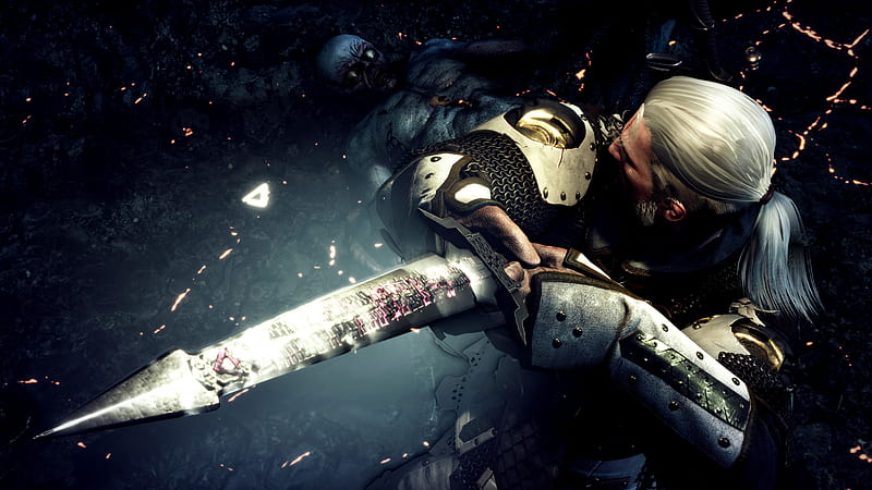 The Witcher 3 Geralt 10k, the-witcher-3, games, ps4-games, xbox-games, pc-games, sword, HD wallpaper