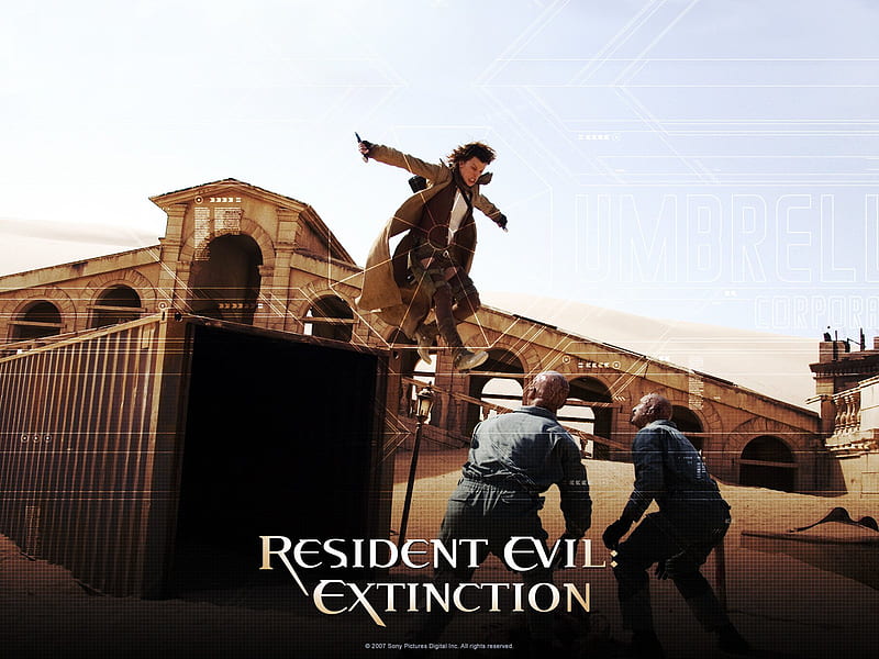 Resident Evil ~ Extinction, zombies, resident evil, extinction, alice, HD wallpaper