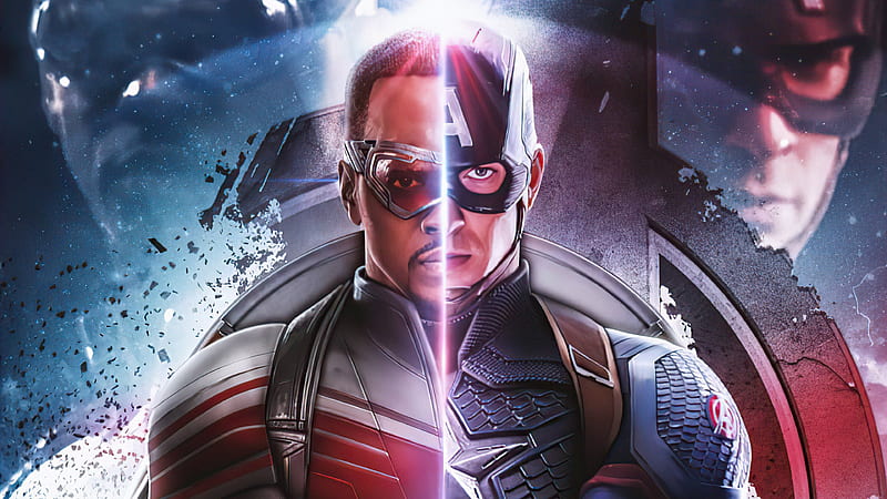 Captain America Anthony Mackie Superheroes, HD wallpaper